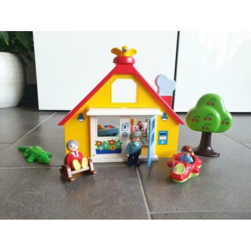 123 playmobil woonhuis met veel accesoires