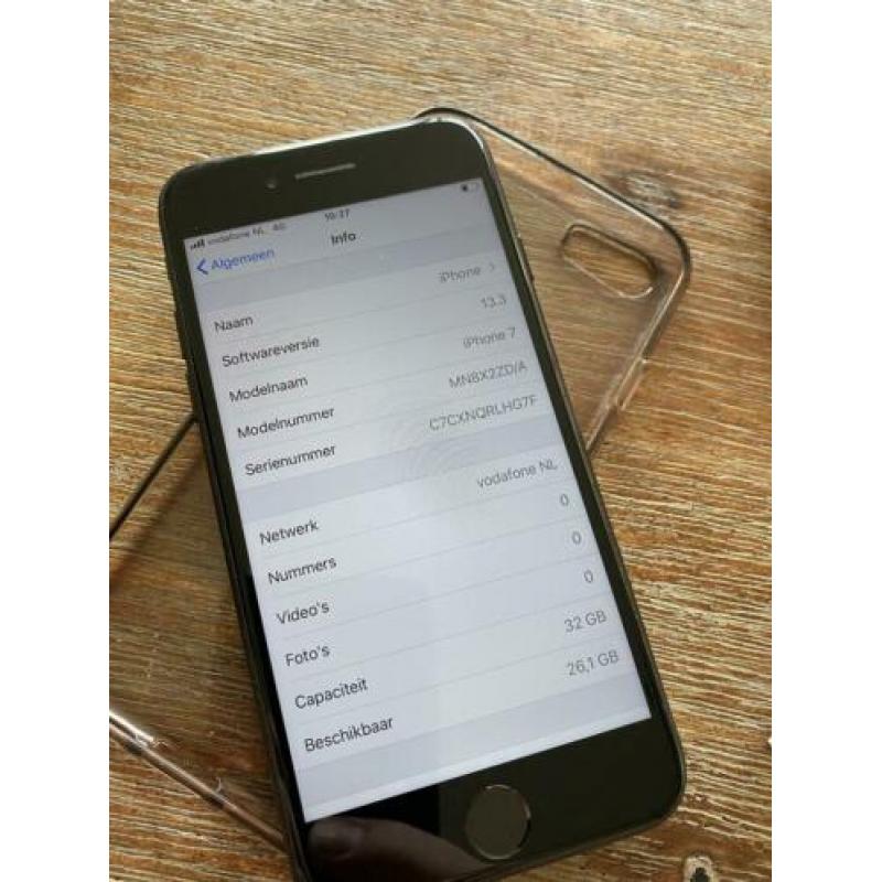 Zeer mooie iPhone 7 32GB pas 1 jaar en 2mnd oud.