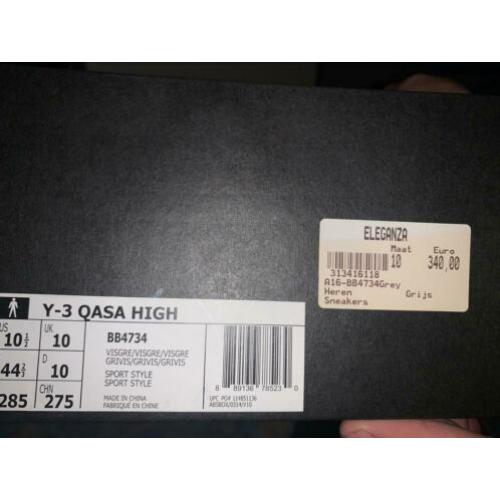 Y-3 Adidas Qasa high, maat 44 2/3