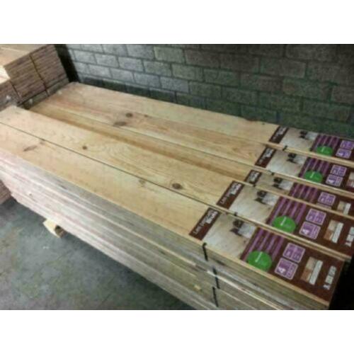 'Grenen vloerdelen / planken 21 x 155 mm x 2m , A kwaliteit