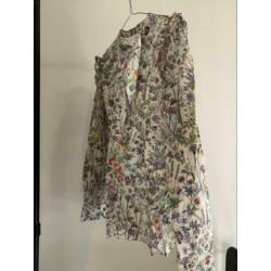 Bohemian print blouse met roezel maat 42
