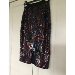 Essentiel Antwerp rok/ kokerrok / pailetten