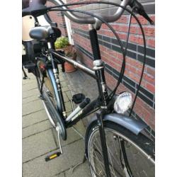 Batavus Herenfiets mét Bobike One Maxi zitje 3 versnellingen