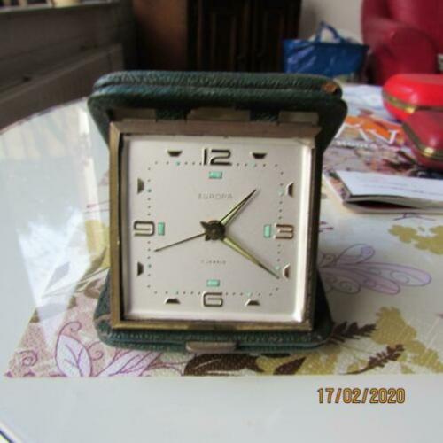 vintage reiswekker europa 7 jewels 60 70 jaren