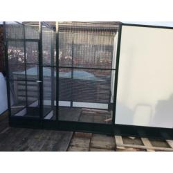 Nieuwe aluminium volière met sluisje