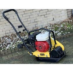 Jong gebruikte Honda trilplaat incl. onderstel gx160 motor