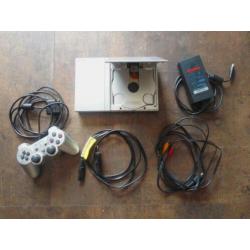 Playstation 2 Slim Silver spelconsole (zie foto's)