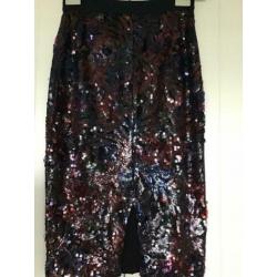 Essentiel Antwerp rok/ kokerrok / pailetten