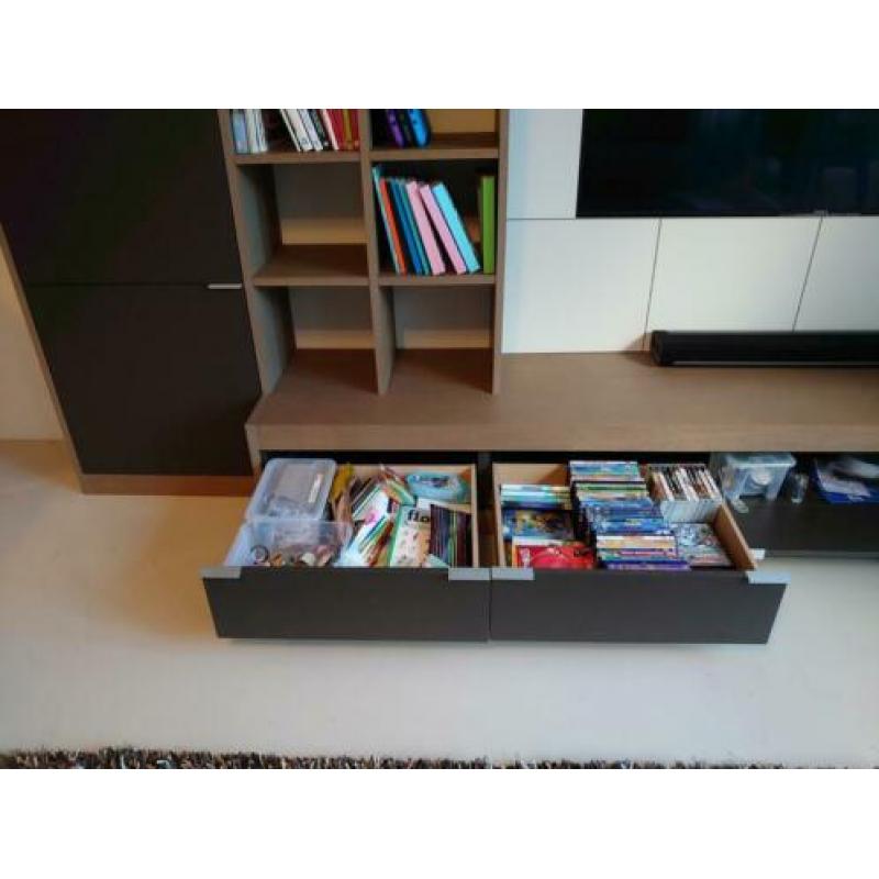 Wandmeibel Pastoe L260/360 | Grey Oak / Structure Taupe