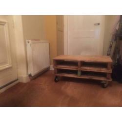 Tv meubel / salontafel sloophout robuust industrieel pallet