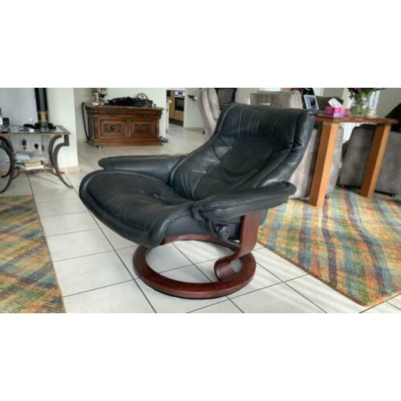 Lederen stressless fauteuil