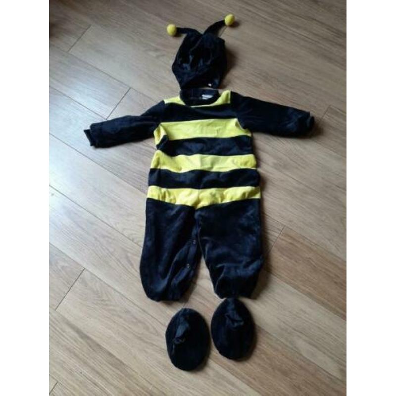 Carnavalspak bijtje maat 92/98