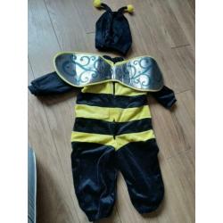 Carnavalspak bijtje maat 92/98