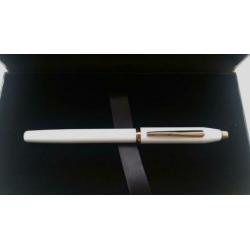 Cross Century II vulpen, wit en rozegoud, nieuw