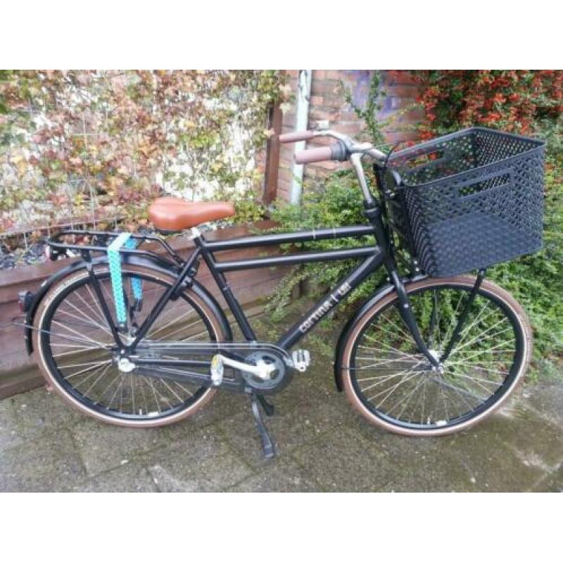 zeer mooie cortina U4 transportfiets 28"/56 cm 3V mat zwart