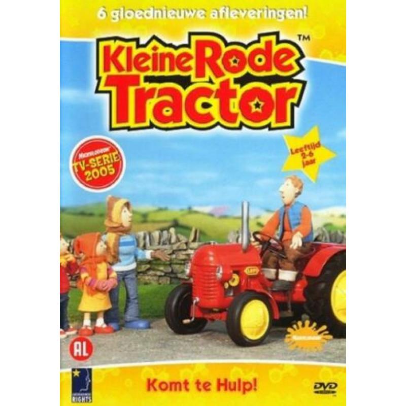 DVD's Kleine rode tractor - 5 stuks