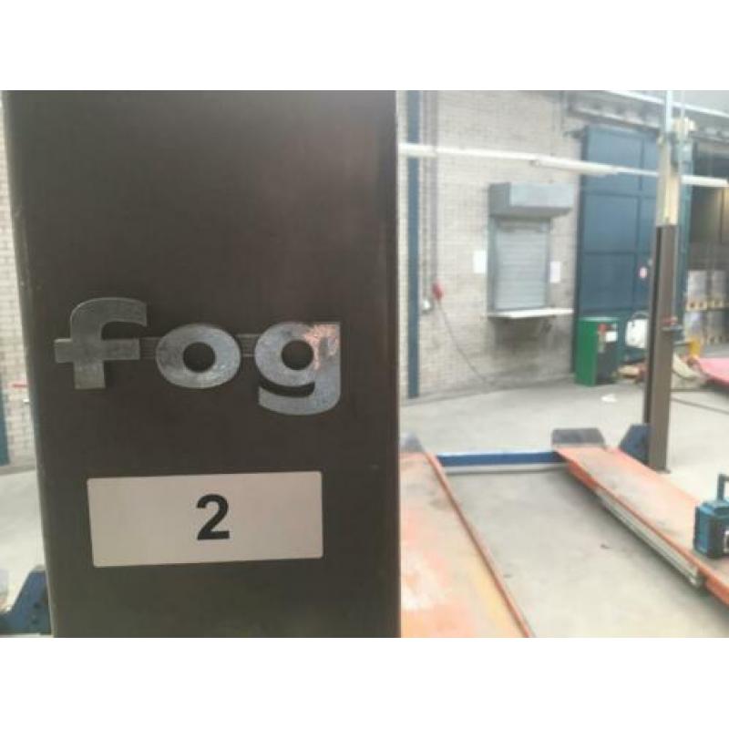 4 koloms fog hefbrug 5 meter rijbaan lift autec zippo koni