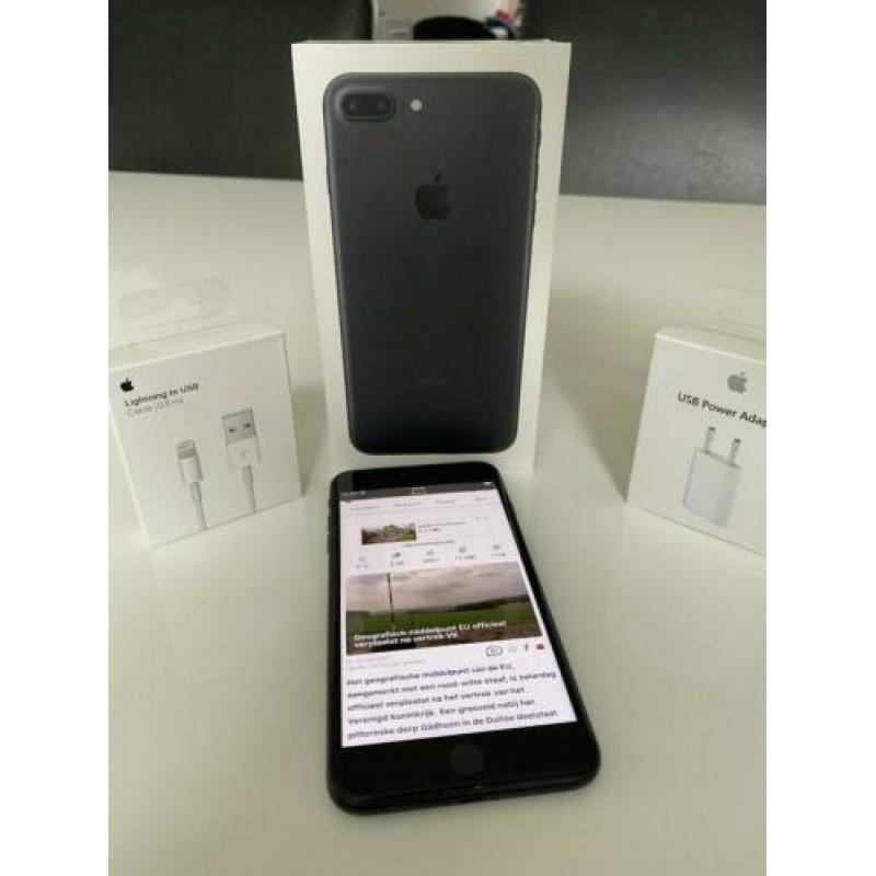 IPHONE 7 PLUS 128gb met nieuwe lader en kabel (geseald)