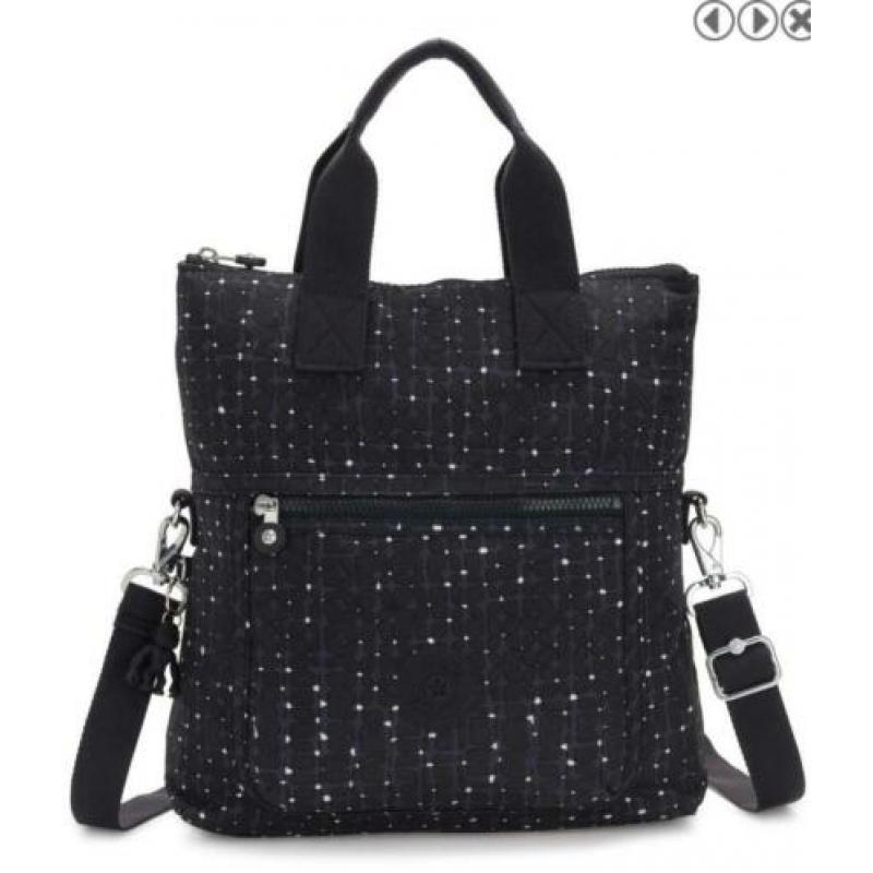 Kipling Eleva Tile Print schoudertas crossbody