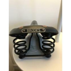 Brooks zadel B396 met koperkleurige klink nagels