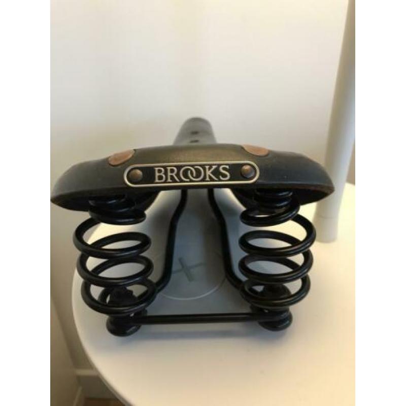 Brooks zadel B396 met koperkleurige klink nagels