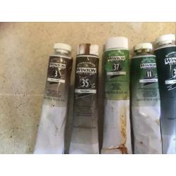 16 x Winsor en Newton olieverf 200 ml