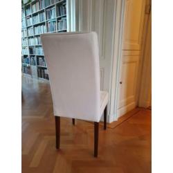 Crème witte eettafel stoelen (6 stuks)