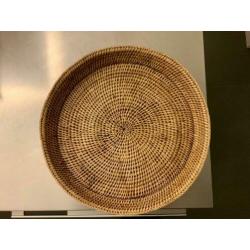 fruitschaal / dienblad Rotan