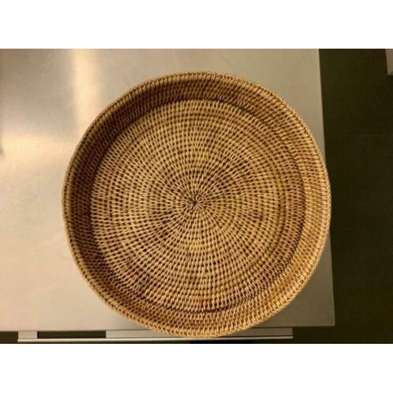 fruitschaal / dienblad Rotan