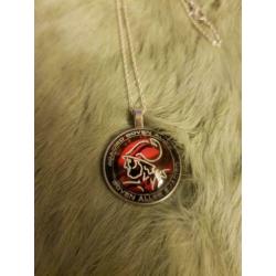 Sterling Zilveren 925/1000 Ajax Logo Ketting