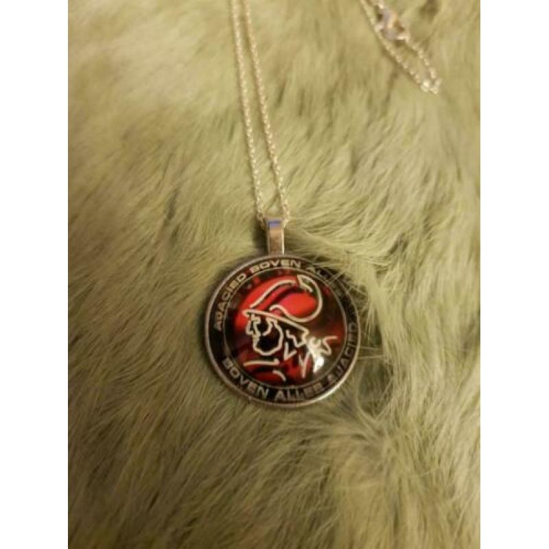 Sterling Zilveren 925/1000 Ajax Logo Ketting