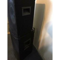 Professionele HQ Power boxen. 400 & 500watt