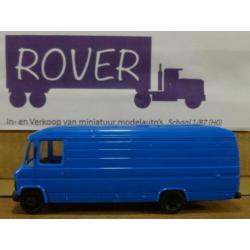 HERPA 1:87, MB 508D Extra lang, Blauw, Zie Foto`s