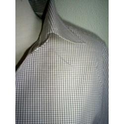 NIEUW !!! beige geruite STANFIELD blouse mt. XL mooi model