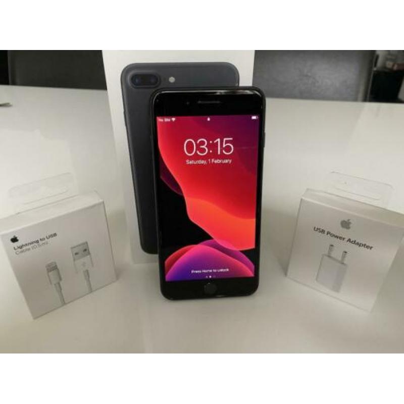 IPHONE 7 PLUS 128gb met nieuwe lader en kabel (geseald)