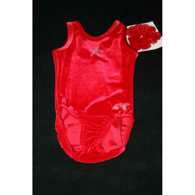Nieuw Alpha Factor turnpakje mt Child Small (=110) rood-ster