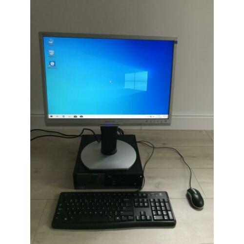 Dell Optiplex 3020: i3, 500GB, 4GB en Philips 220BW monitor