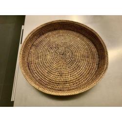 fruitschaal / dienblad Rotan