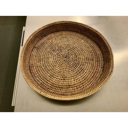fruitschaal / dienblad Rotan