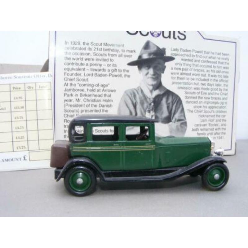 Rolls Royce Silver Ghost, Lledo promotional, groen/zwart