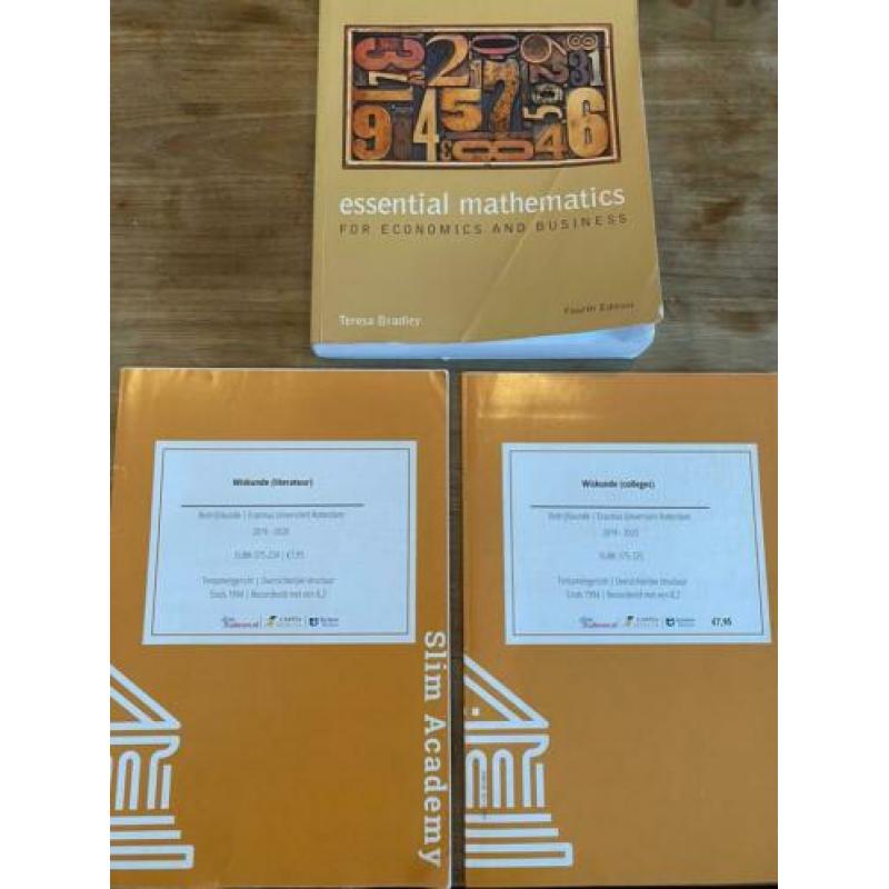 Essential Mathematics isbn 9781118358290; Bedrijfskunde