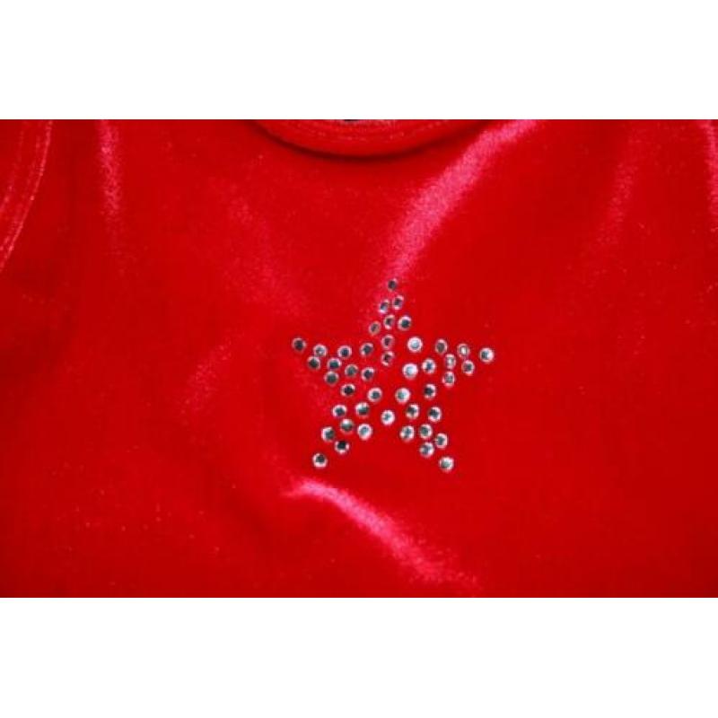 Nieuw Alpha Factor turnpakje mt Child Small (=110) rood-ster