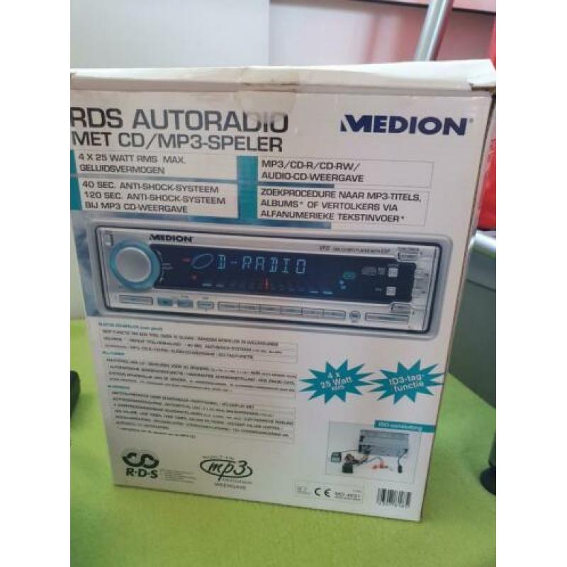 Medion RDS autoradio met CD/MP3 speler