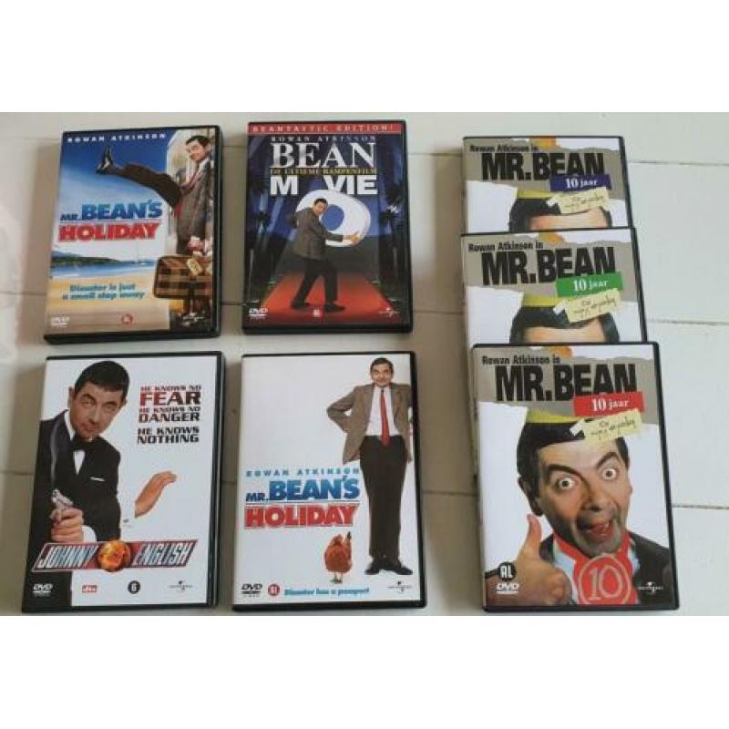 Mr. Bean collectie 6 Dvd's + 1 bonus DVD
