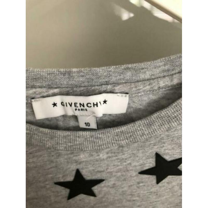 Givenchy shirt t-shirt shirtje jongens maat 152 grijs