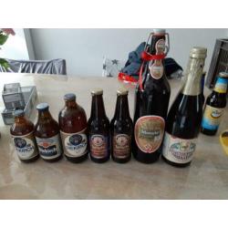Oude bier flessen diekirch texels schumacher heussensche wit