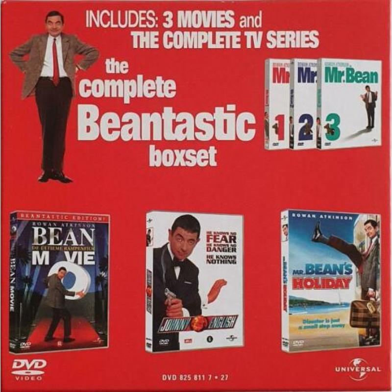 Mr. Bean collectie 6 Dvd's + 1 bonus DVD
