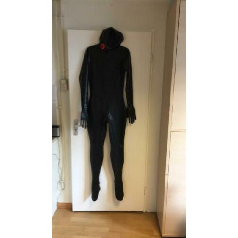 Latex catsuit full body
