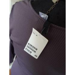 jurk 2 halen 1 betalen H&M mt 38 M 1 paars + 1 zwart Nieuw