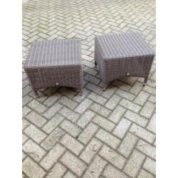 2 hockers, footstool, voetenbankjes, Grijs RUILEN